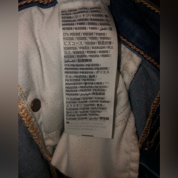 Women's-Junior Hollister Distressed Denim Blue Jeans Sz 5R - Picture 4 of 8